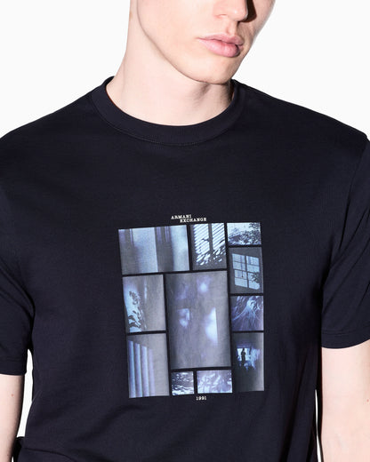slim fit t-shirt in cotton jersey
