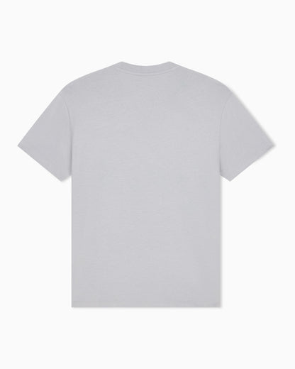 Regular fit T-shirt in cotton jersey with pocket and logo