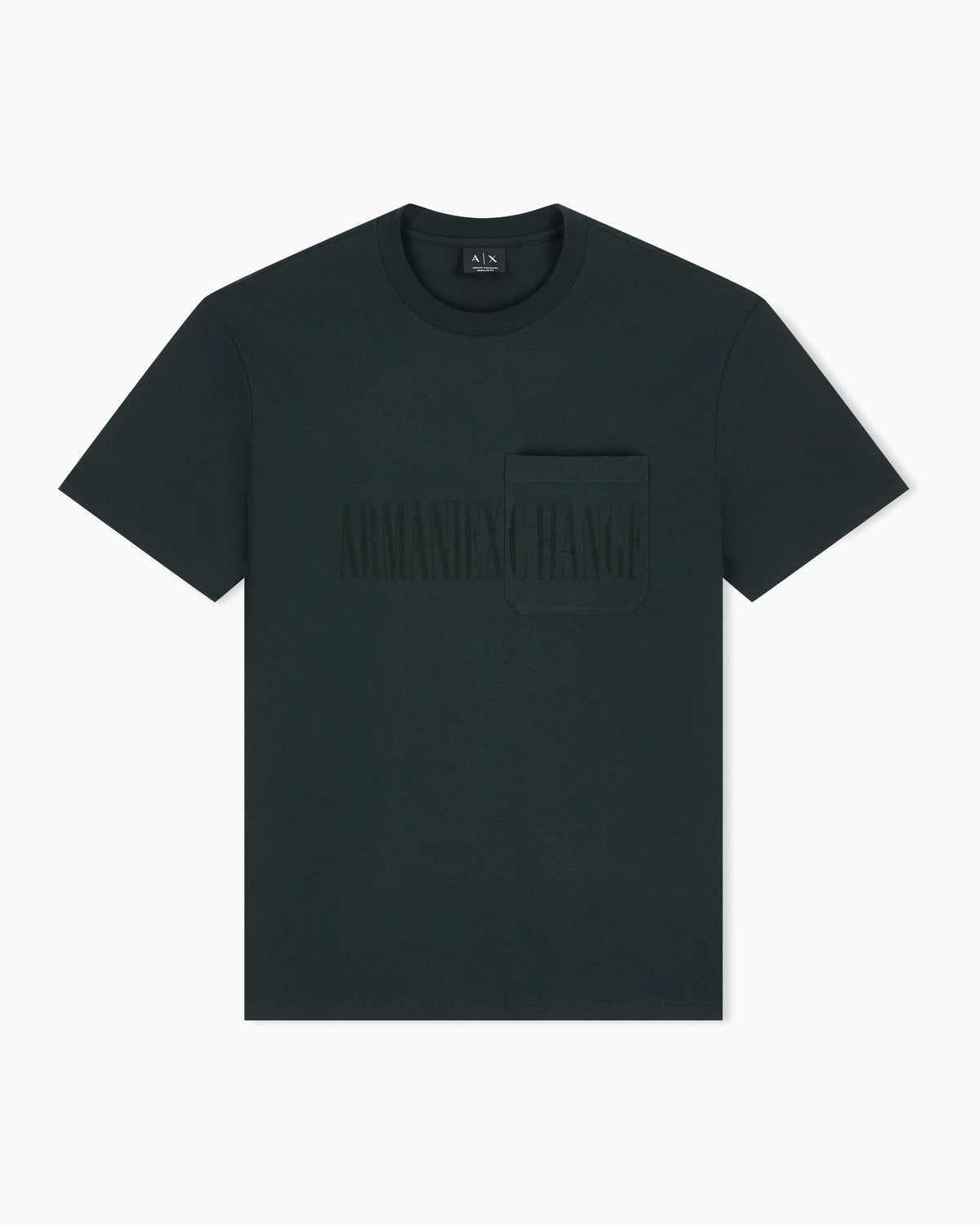 Regular fit T-shirt in cotton jersey with pocket and logo