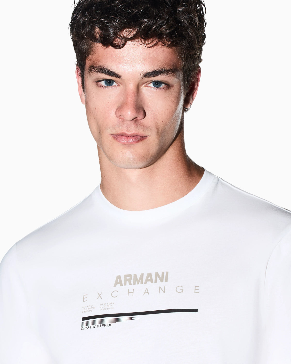 slim fit t-shirt in cotton jersey