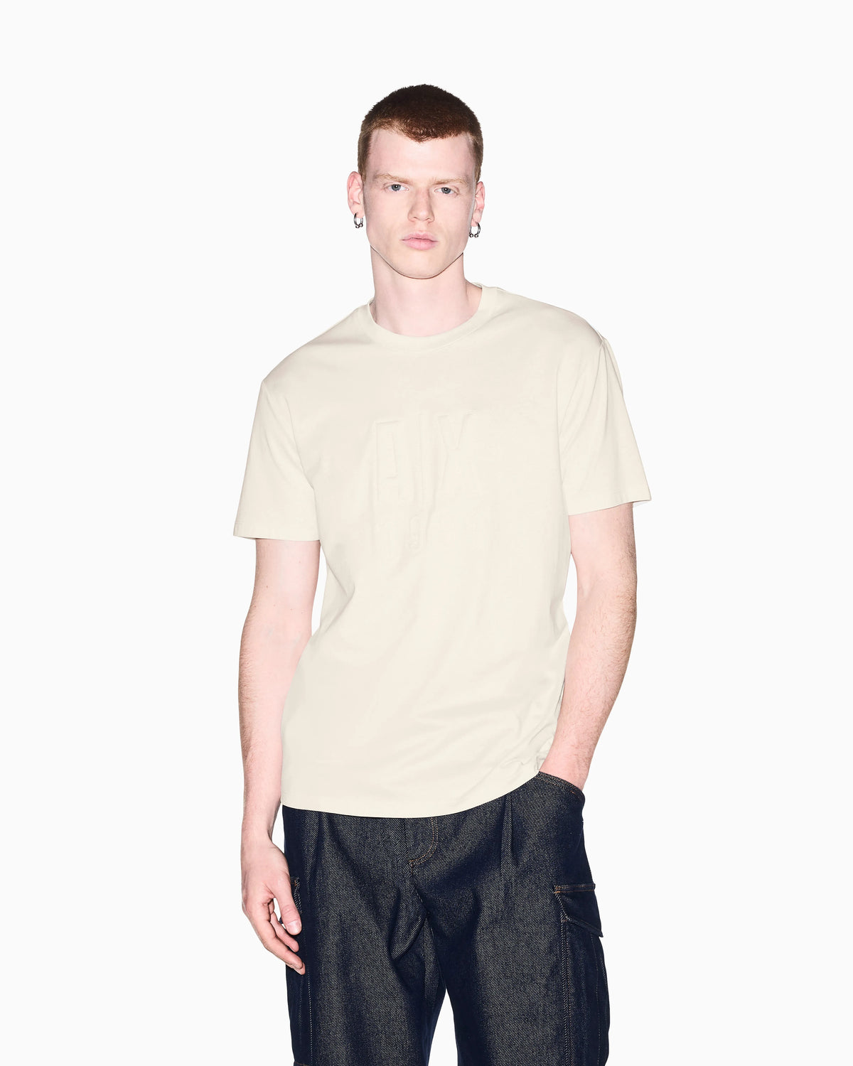 regular t-shirt in cotton jersey