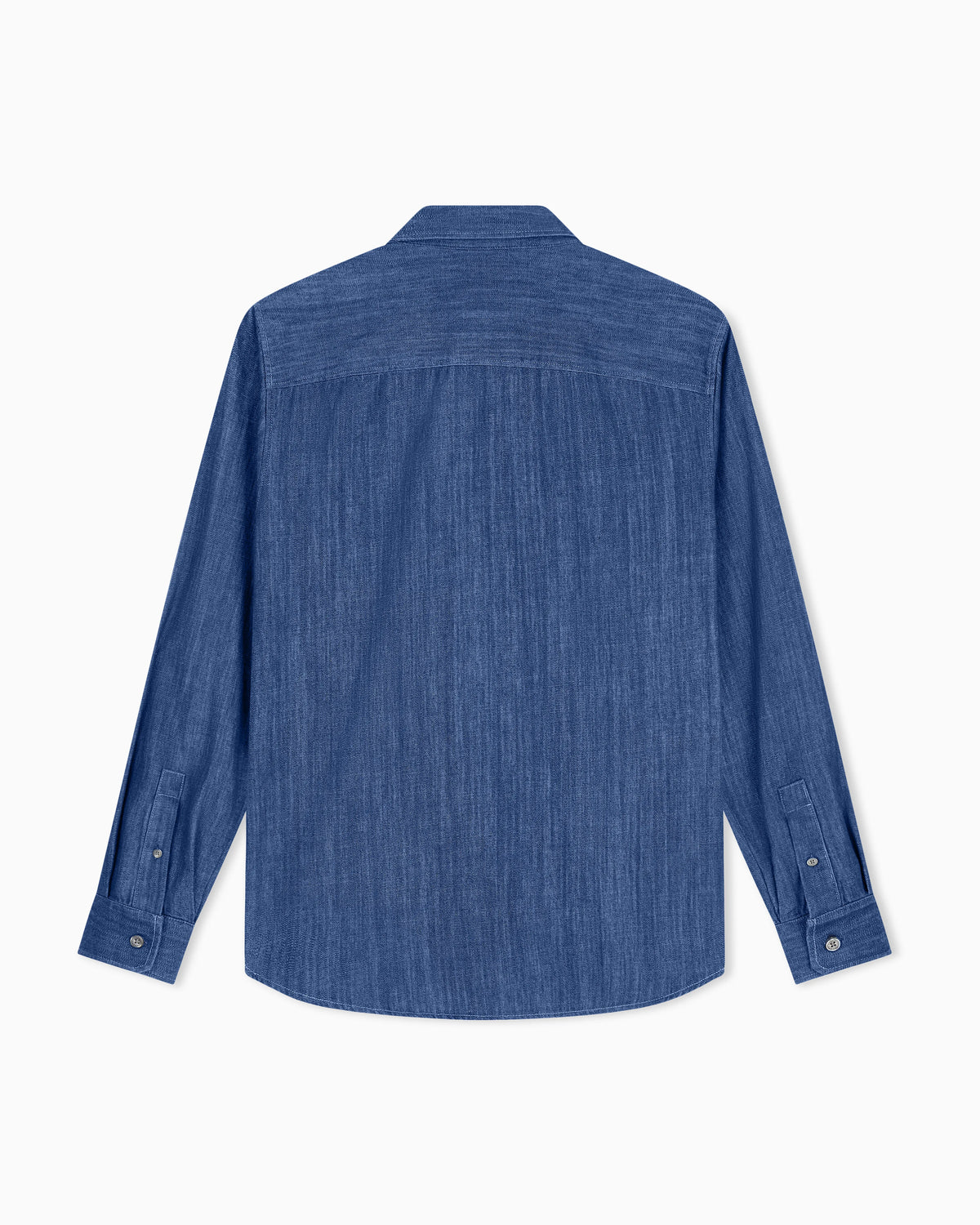 regular fit shirt in cotton denim