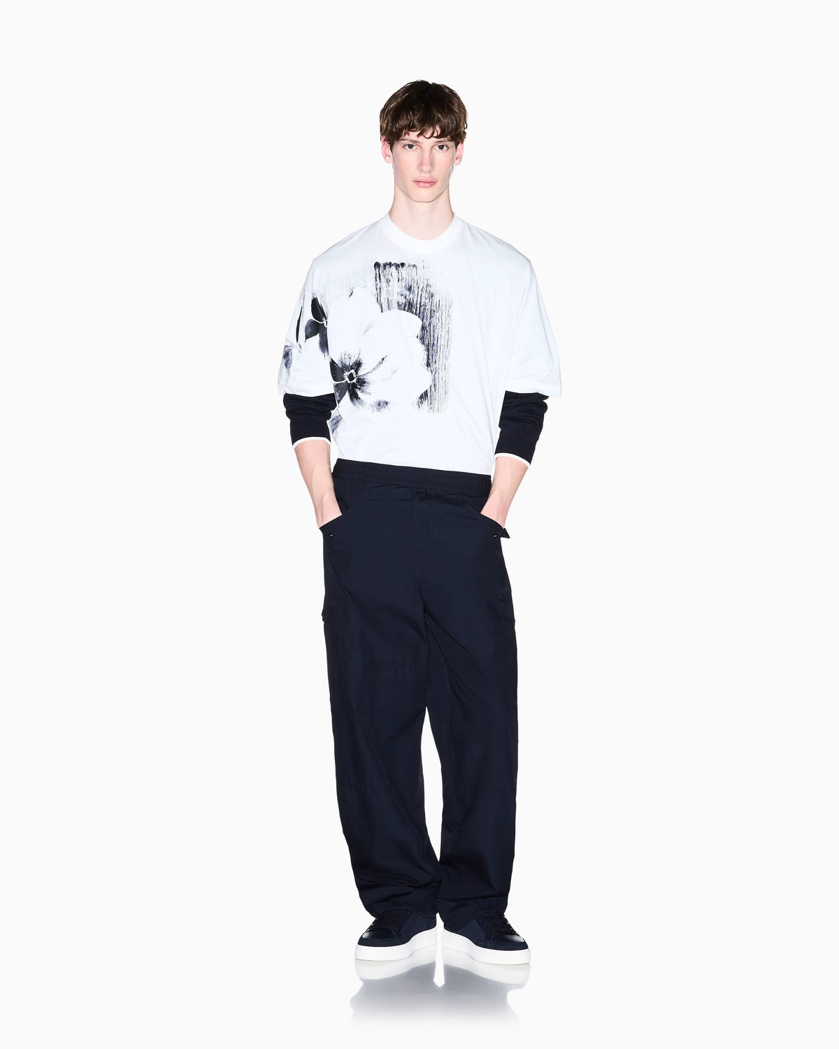 oversized fit T-shirt in cotton jersey