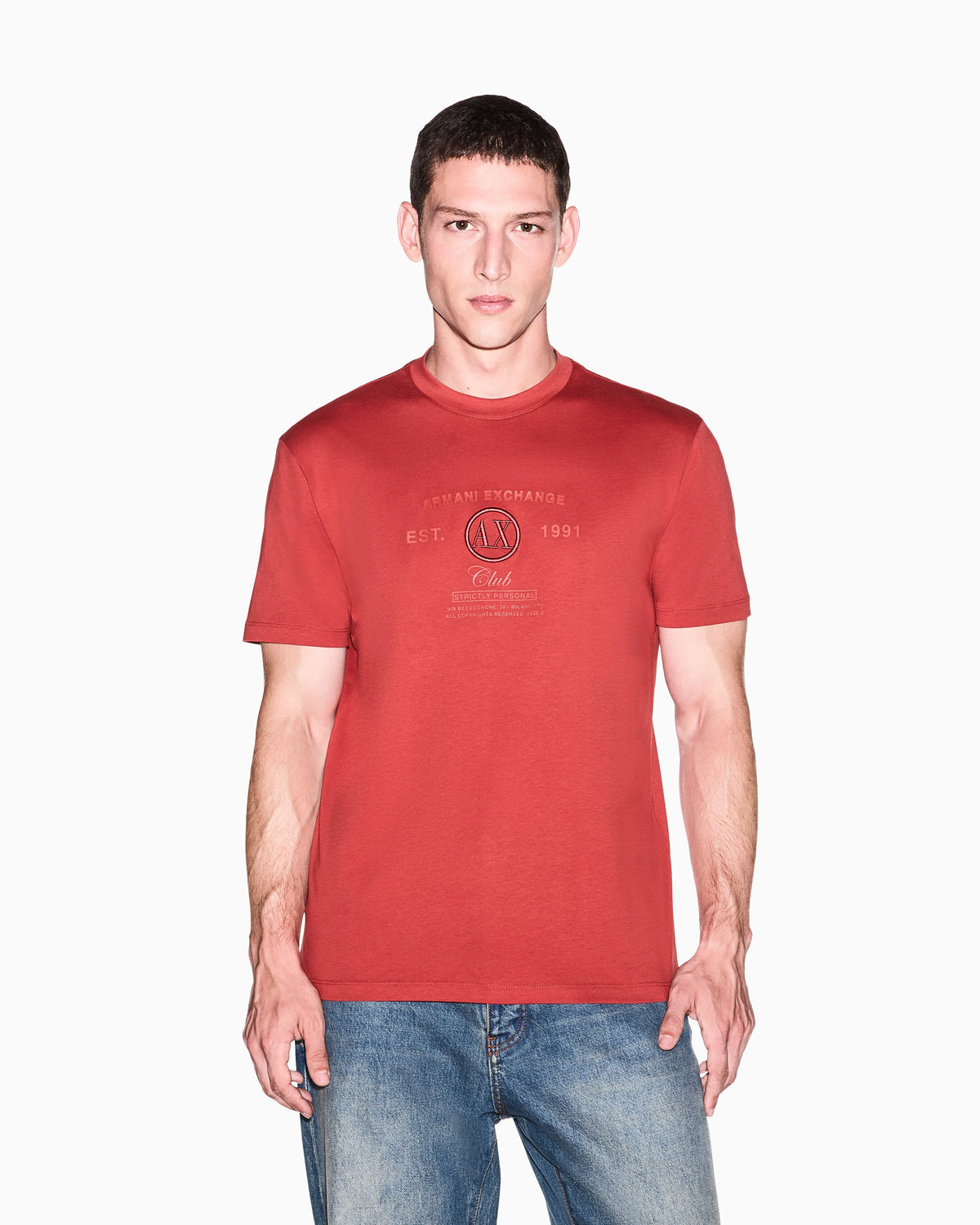regular t-shirt in cotton jersey