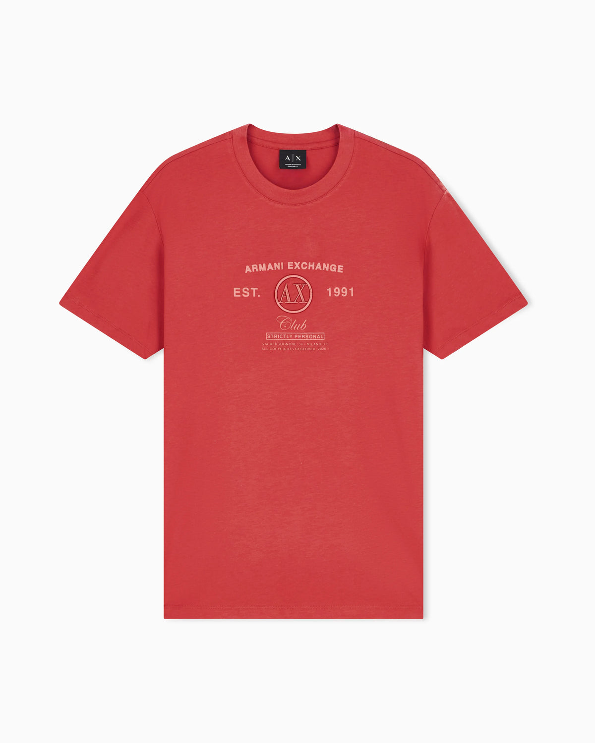 regular t-shirt in cotton jersey