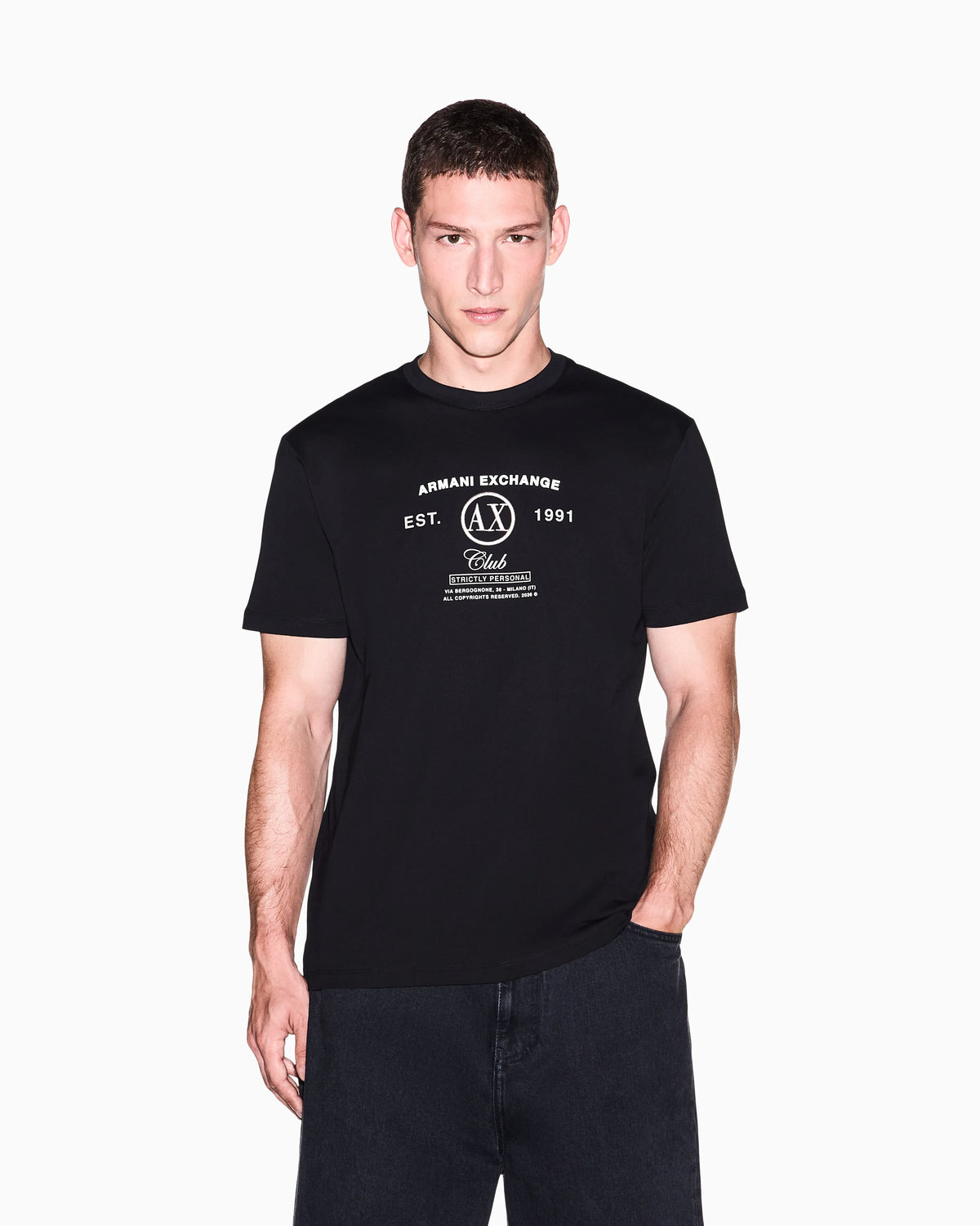 regular t-shirt in cotton jersey