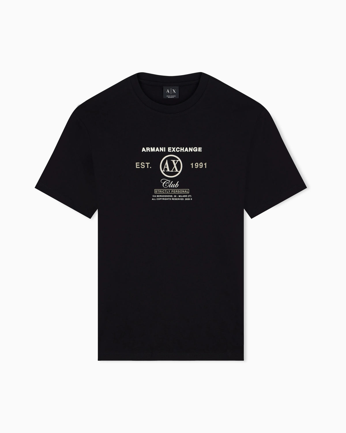 regular t-shirt in cotton jersey