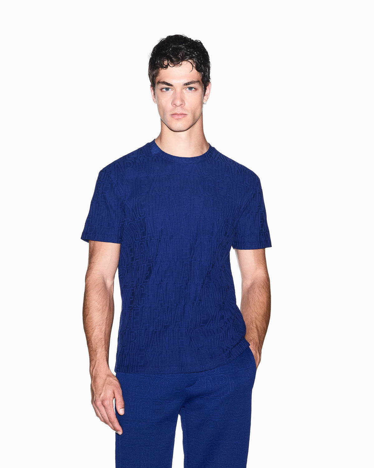 regular t-shirt in mercerized cotton jersey