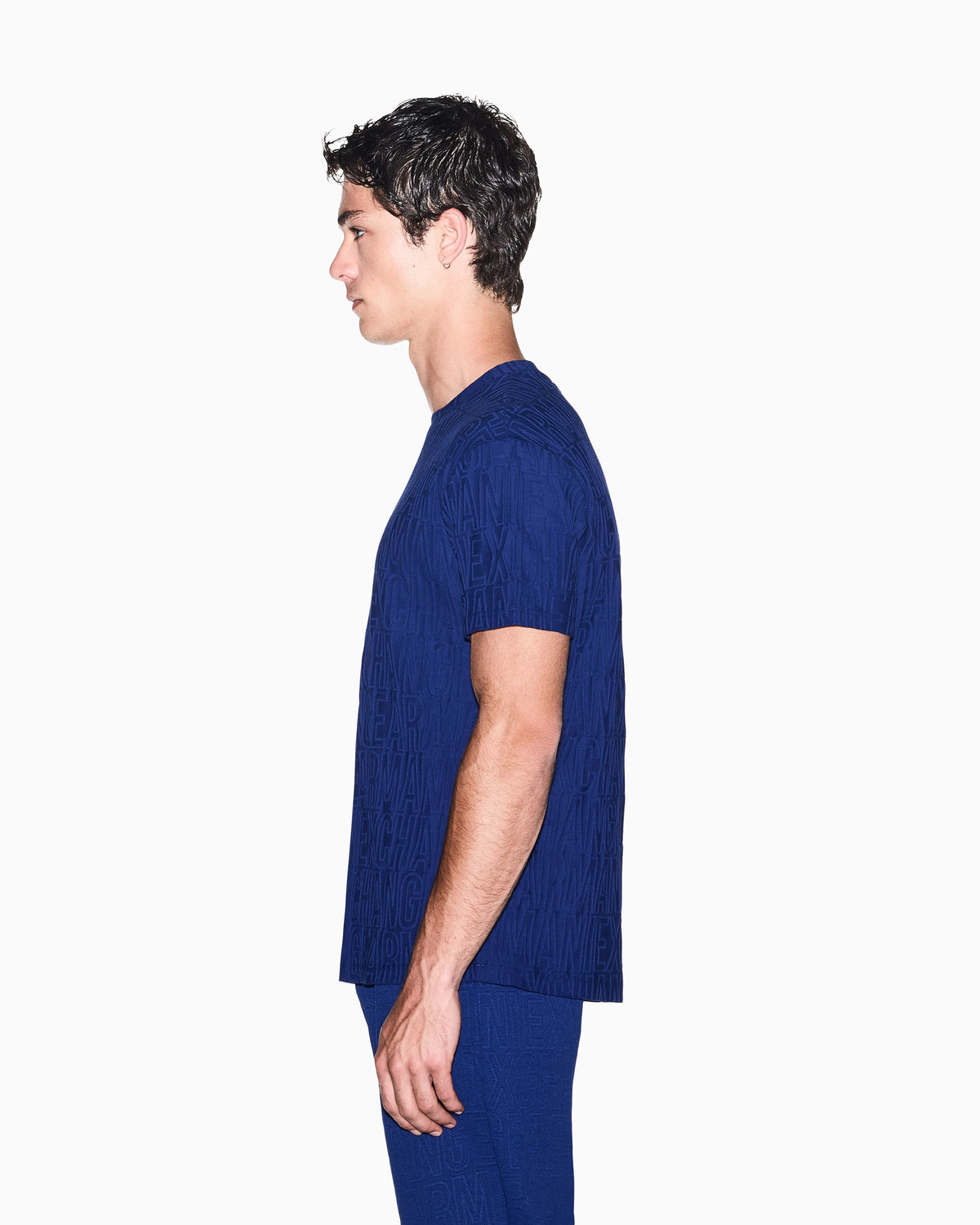 regular t-shirt in mercerized cotton jersey