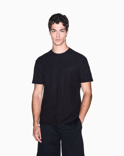 regular t-shirt in mercerized cotton jersey
