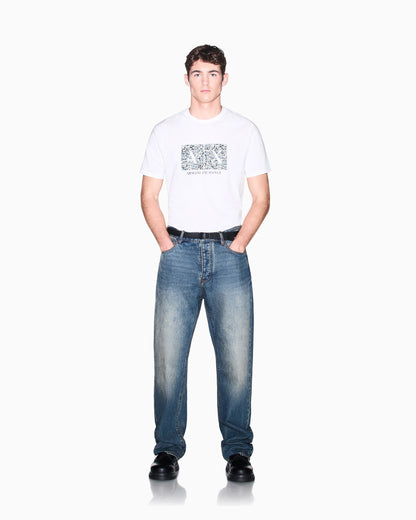 slim fit t-shirt in cotton jersey
