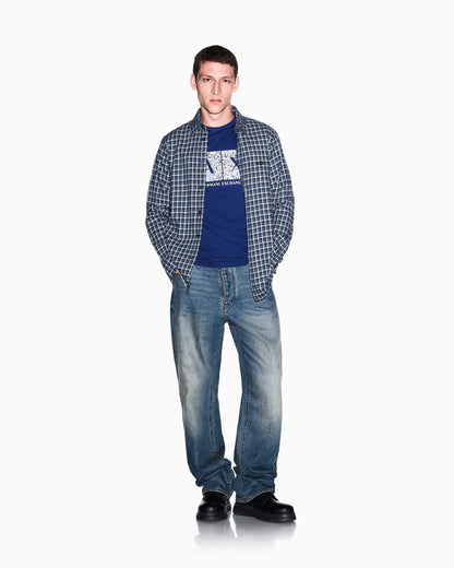 slim fit t-shirt in cotton jersey