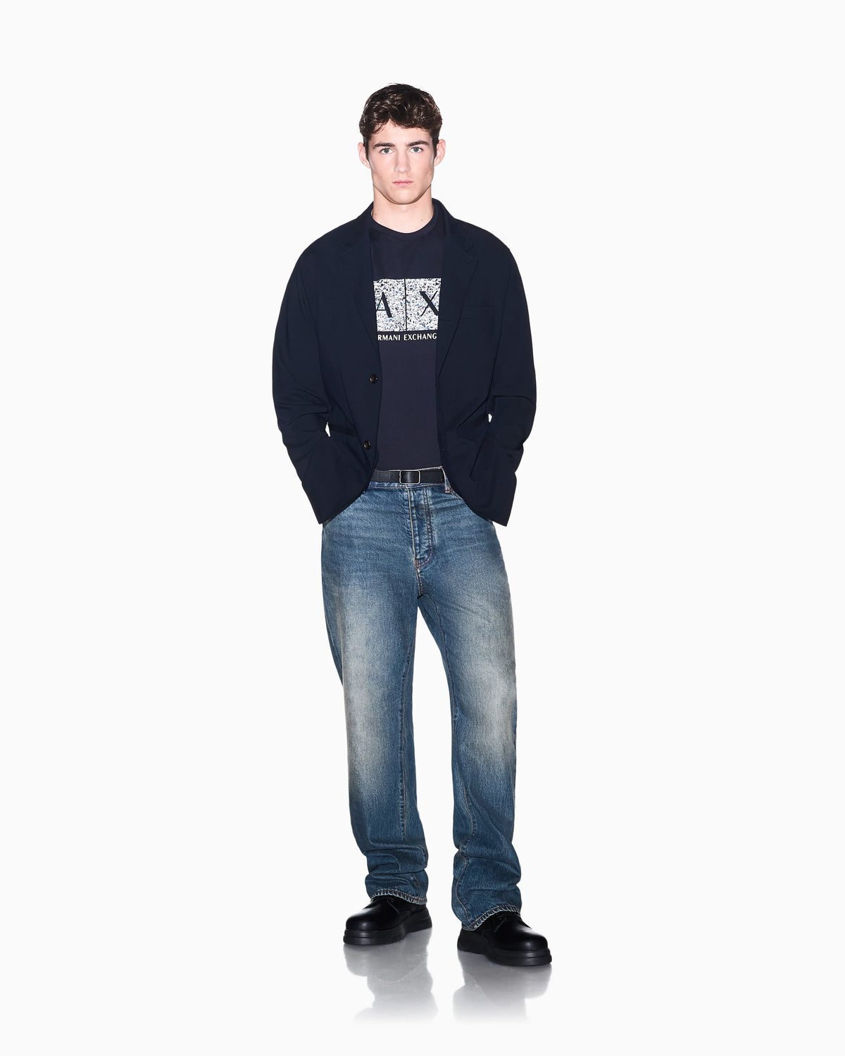 slim fit t-shirt in cotton jersey