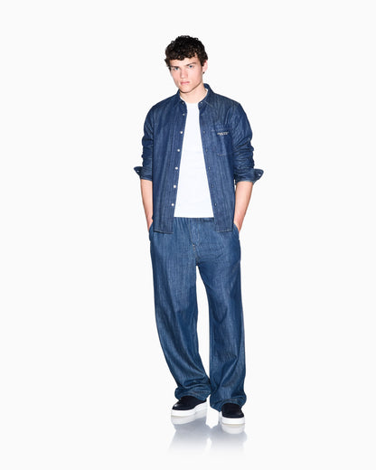 slim fit t-shirt in stretch cotton jersey with rib details