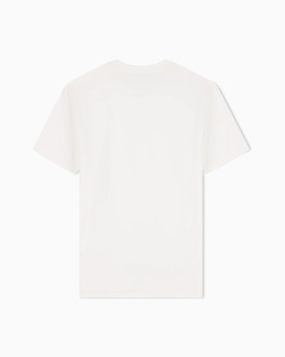 slim fit t-shirt in stretch cotton jersey with rib details