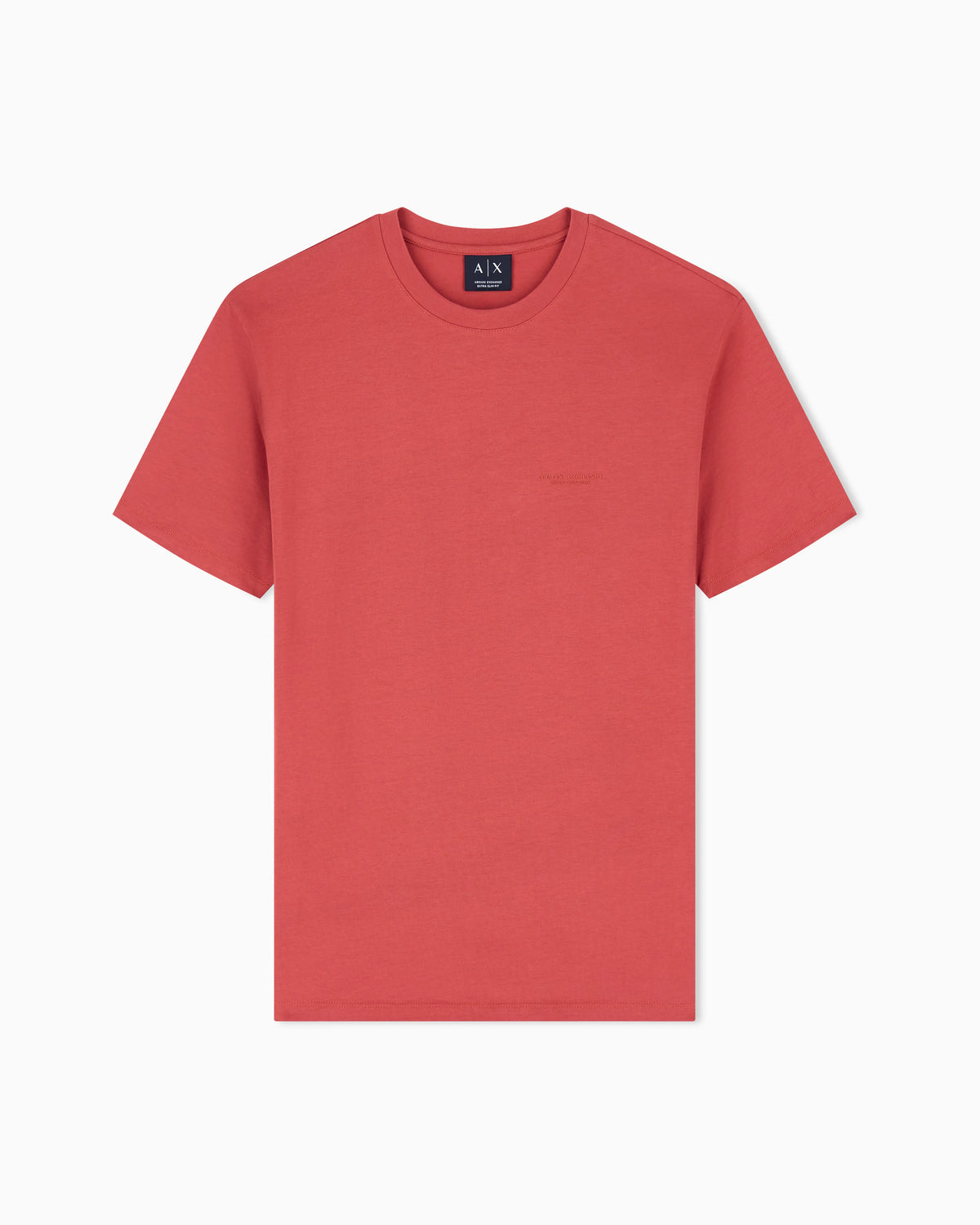 slim fit t-shirt in stretch cotton jersey with rib details