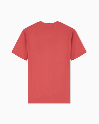 slim fit t-shirt in stretch cotton jersey with rib details