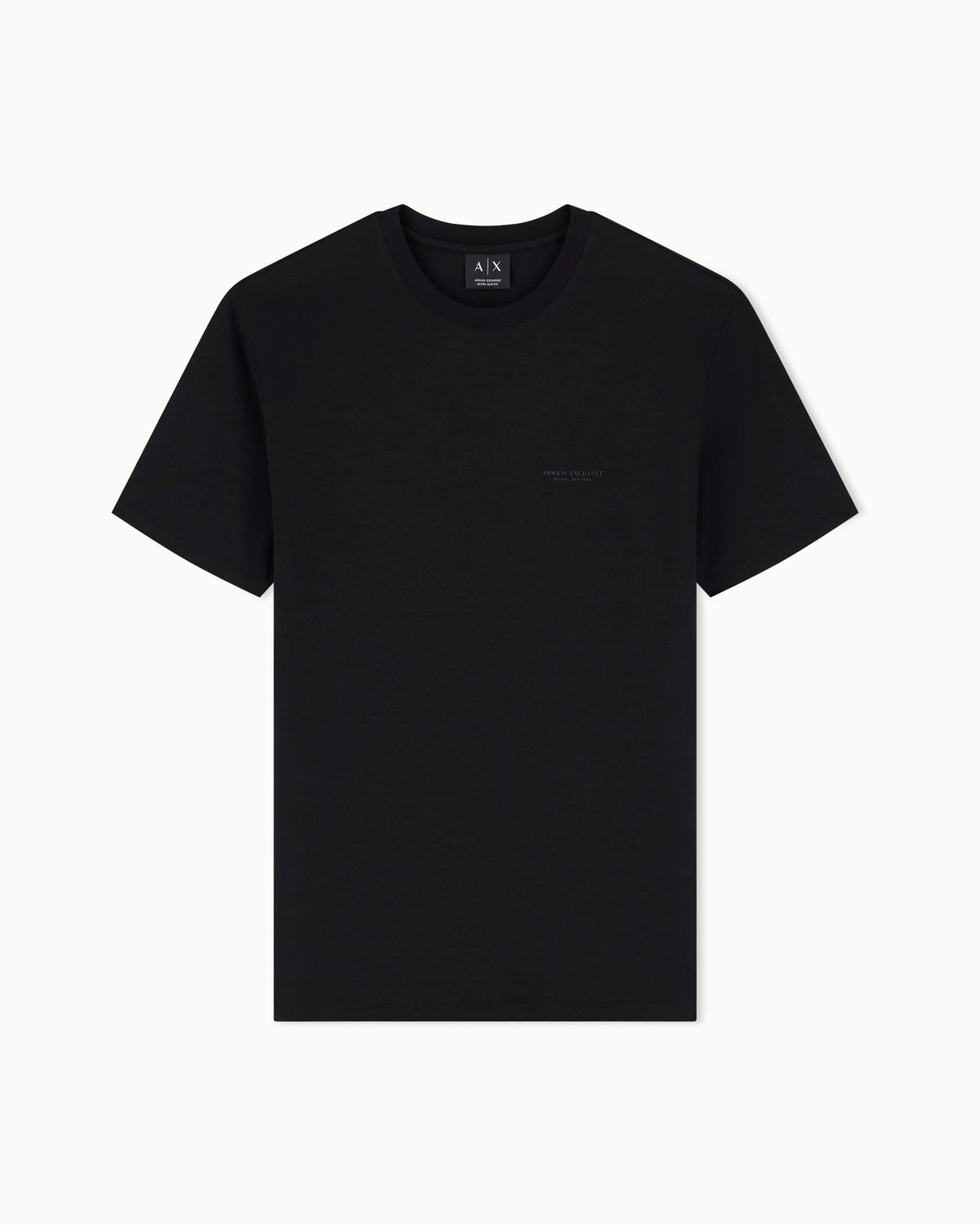 slim fit t-shirt in stretch cotton jersey with rib details