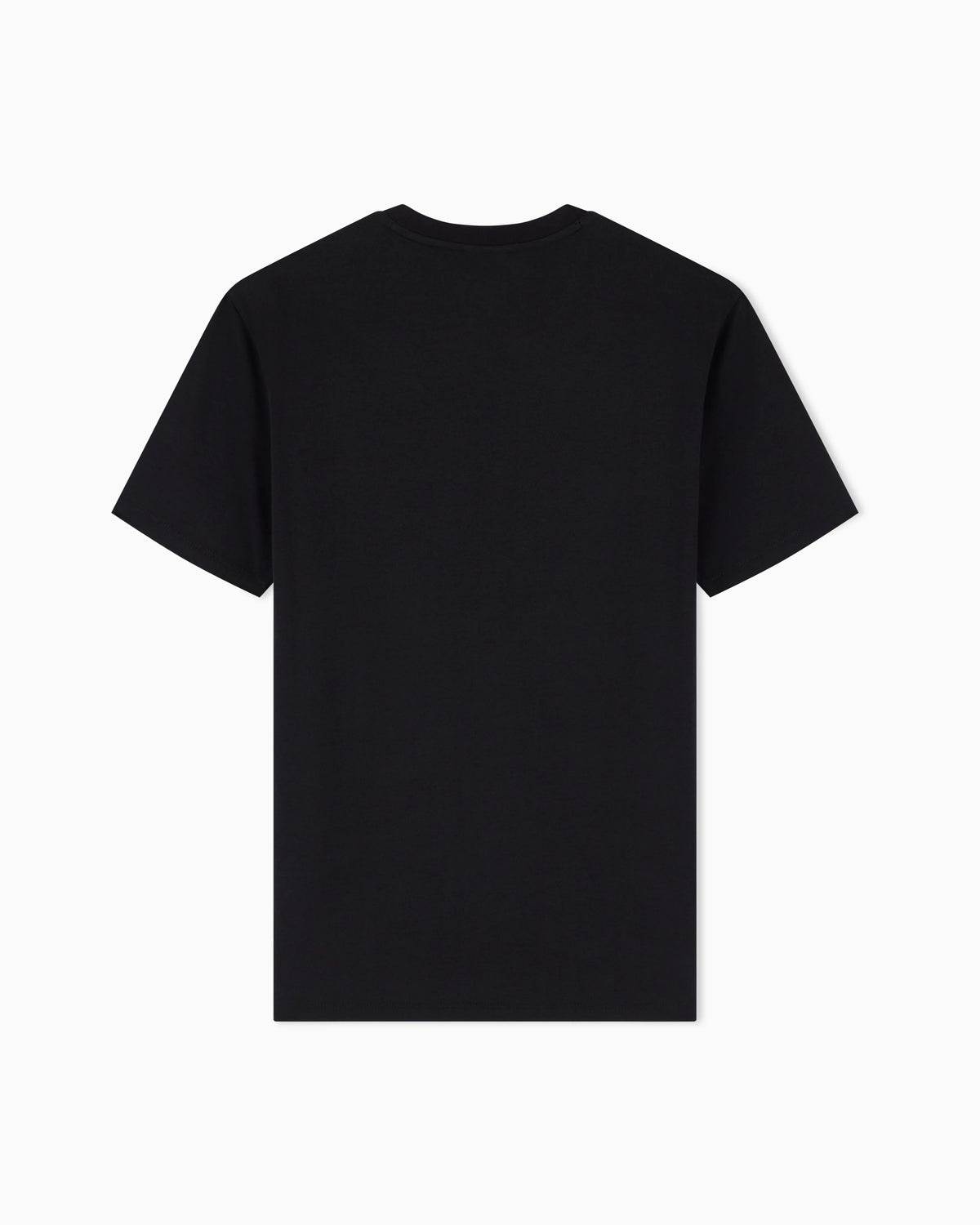 slim fit t-shirt in stretch cotton jersey with rib details