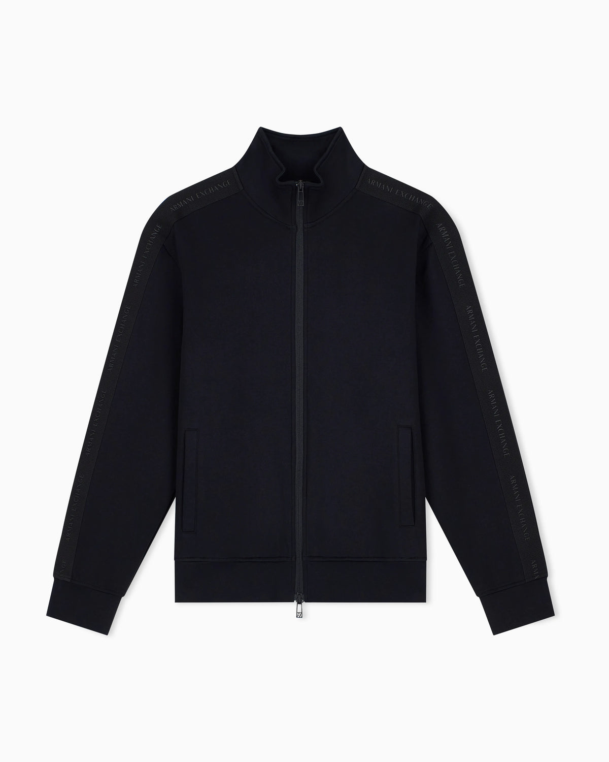 sweatshirt in bonded stretch cotton blend