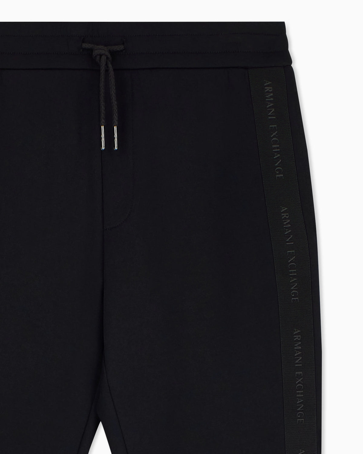 regular fit trousers bonded stretch cotton jersey