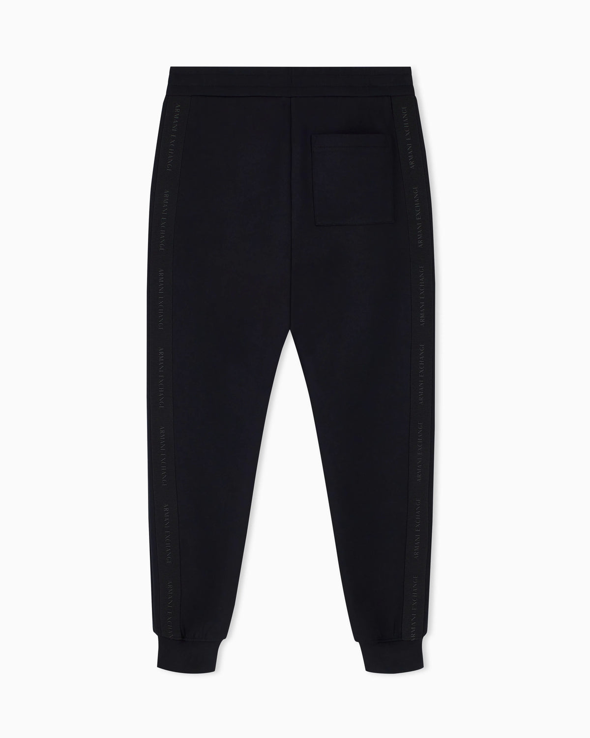 regular fit trousers bonded stretch cotton jersey