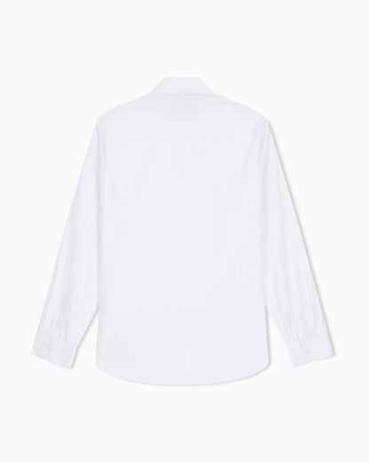 regular fit shirt in cotton jacquard