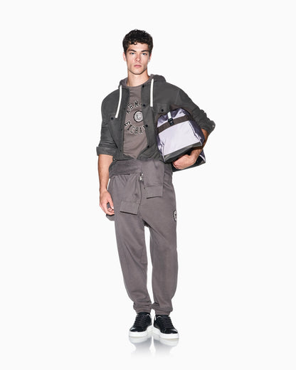 oversized shirt in cotton moleskin