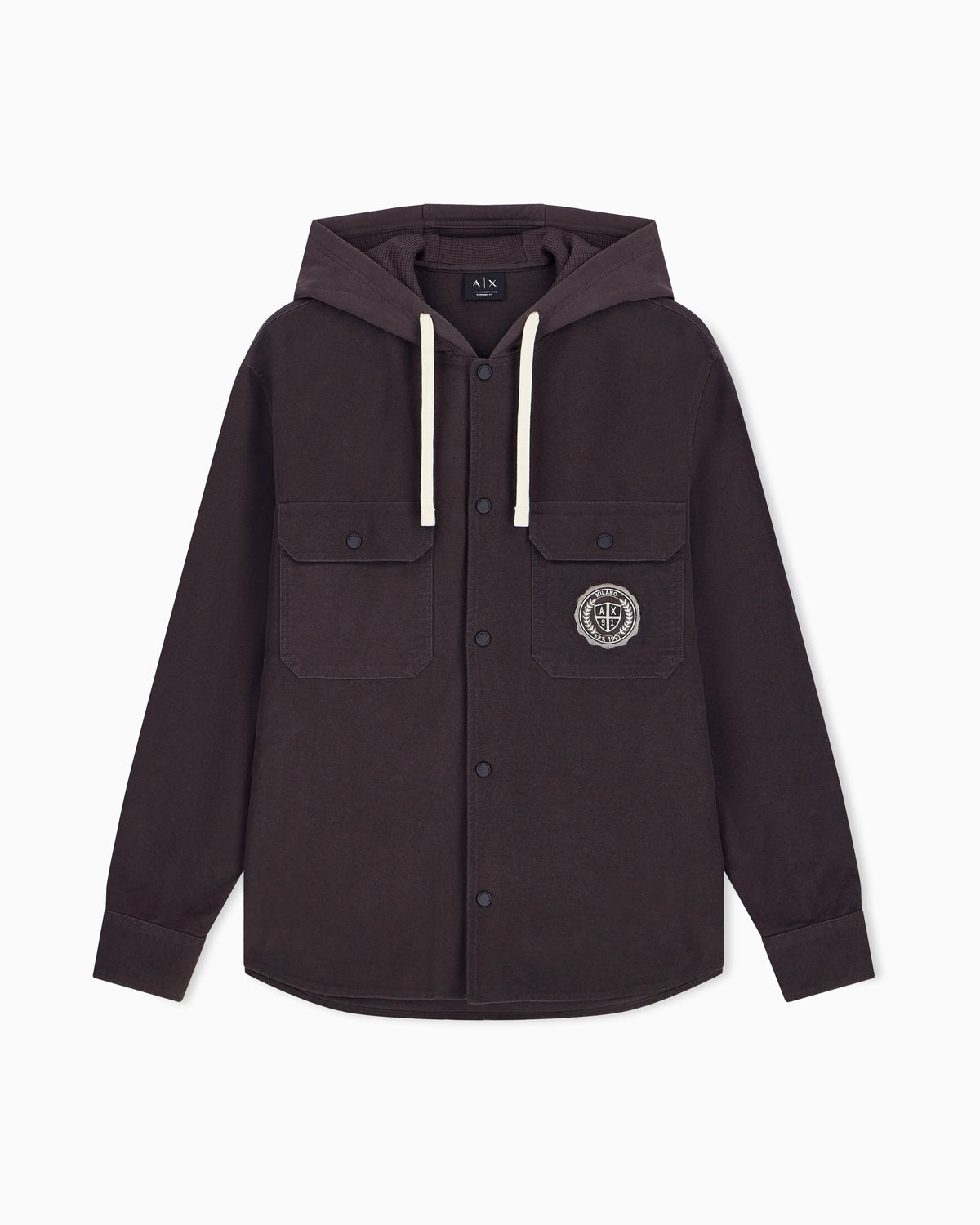 oversized shirt in cotton moleskin