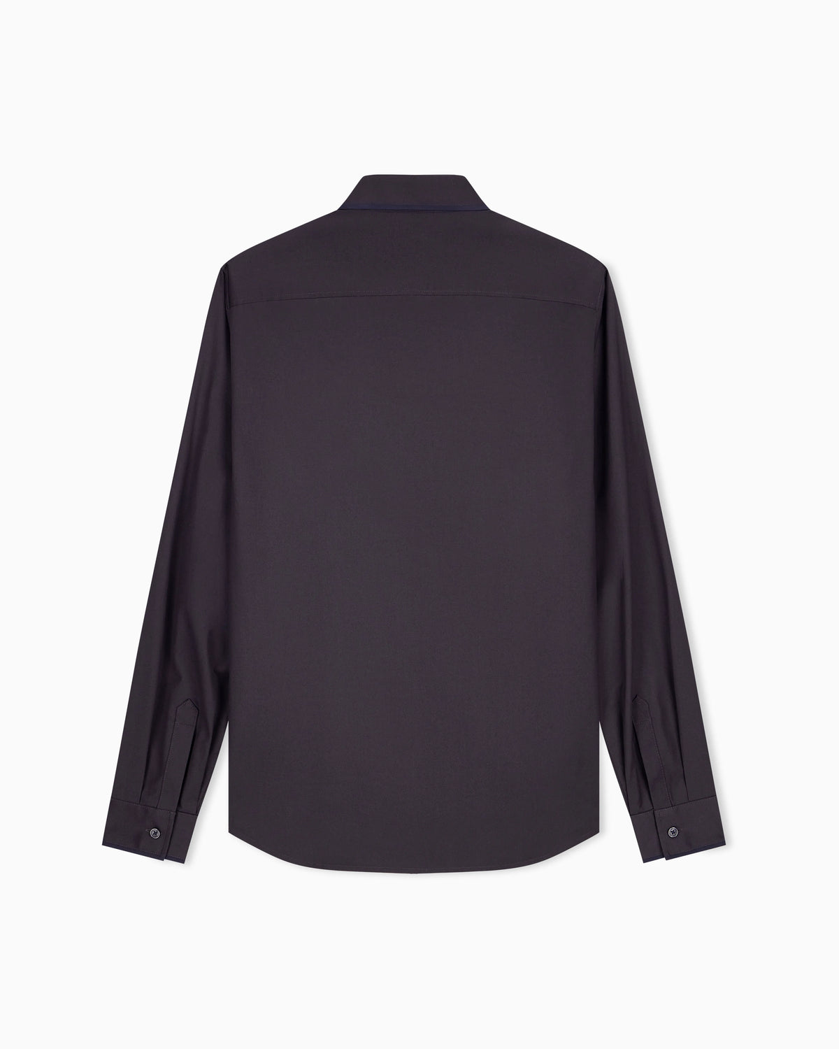 Shirt slim fit in stretch cotton dobby