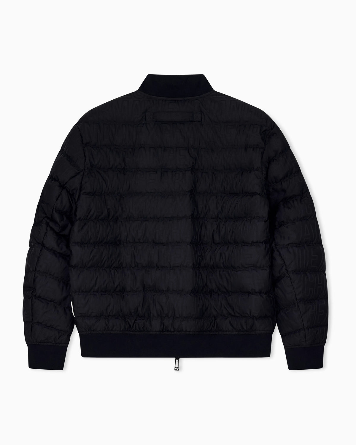 down jacket in nylon jacquard