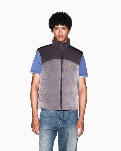 Sleeveless blouson jacket