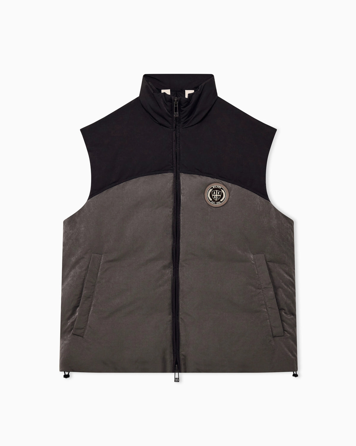 Sleeveless blouson jacket
