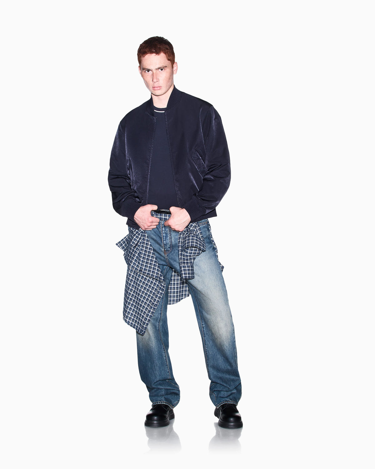 nylon Blouson jacket