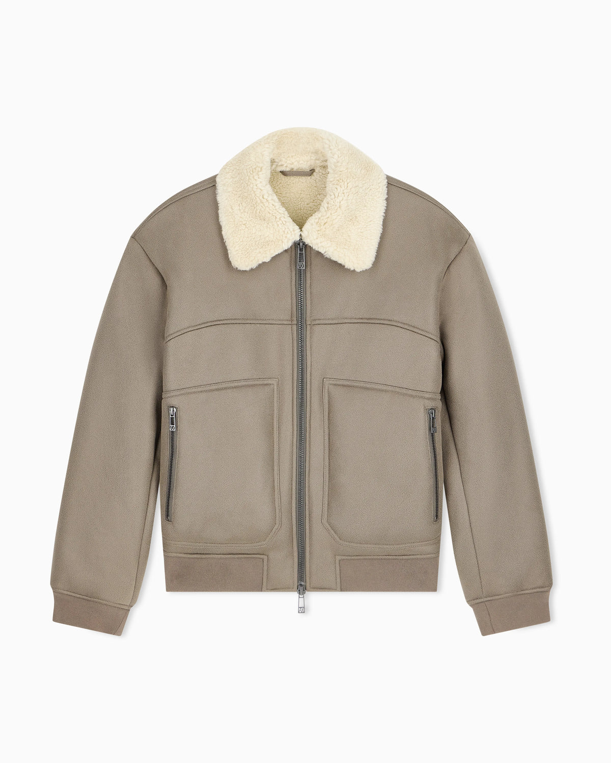 blouson jacket with stretch fabric