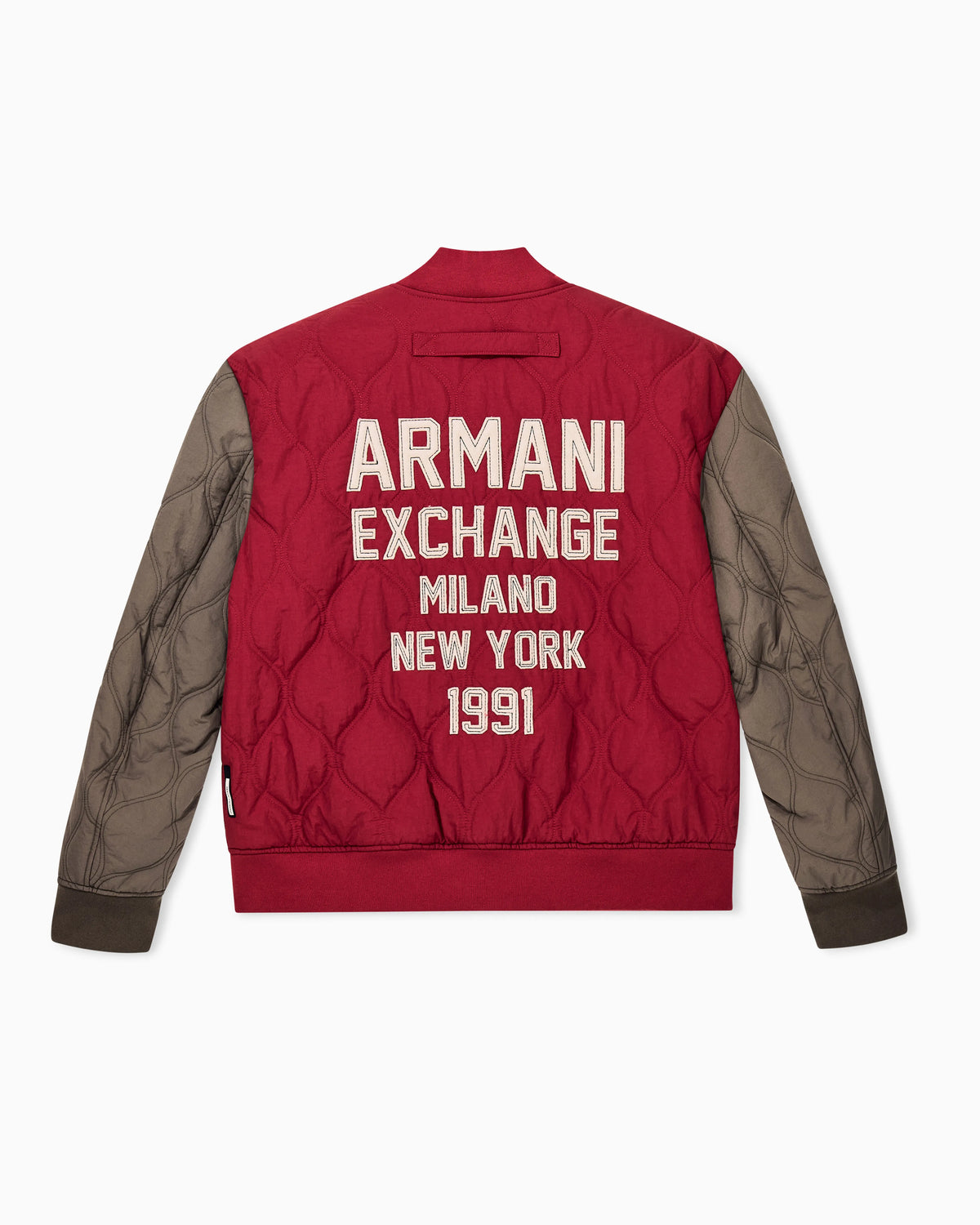 padded blouson jacket in nylon