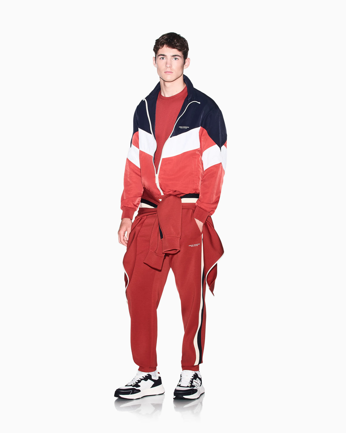Blouson jacket in nylon