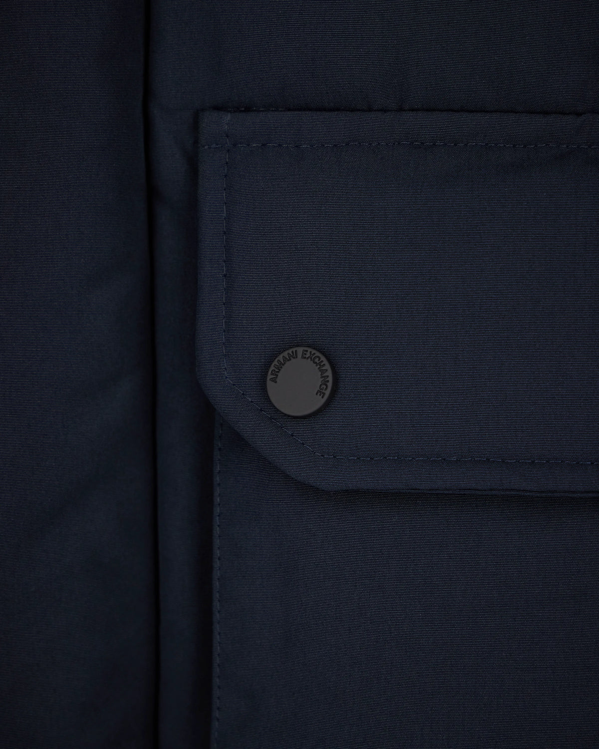 padded trench with rib details