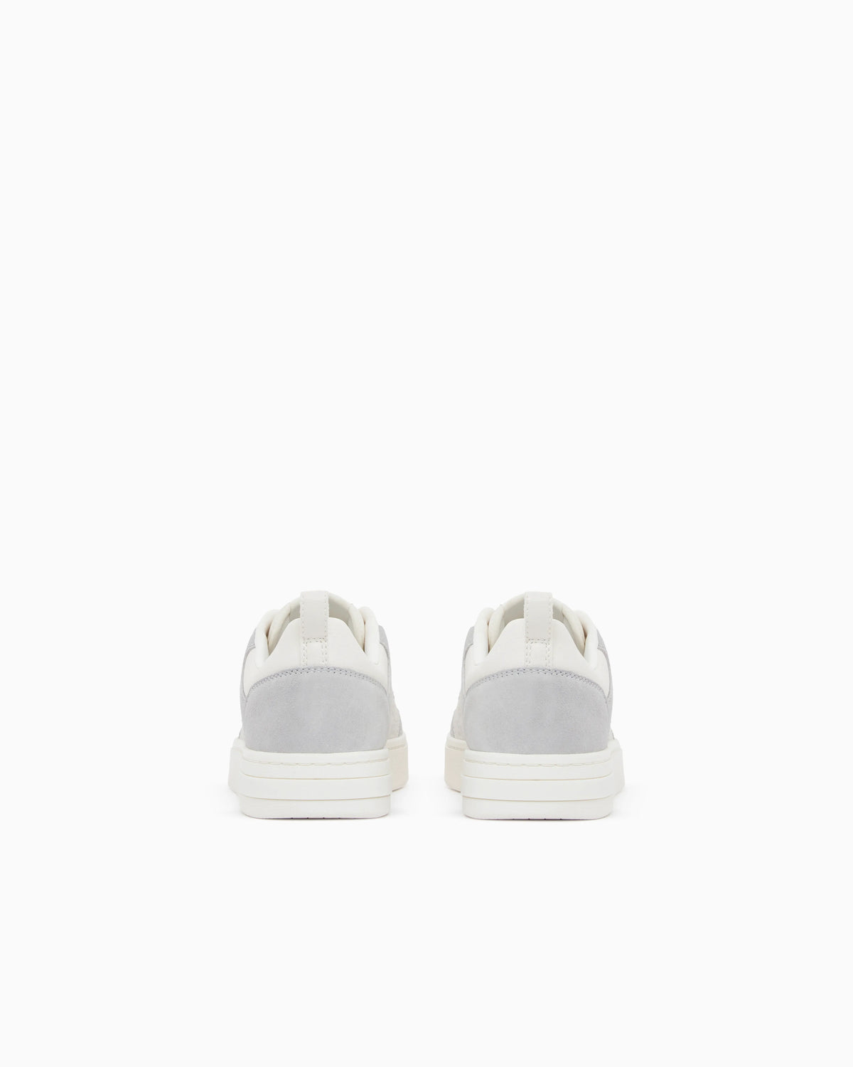 Sneakers in suede with all-over logo and rubber sole