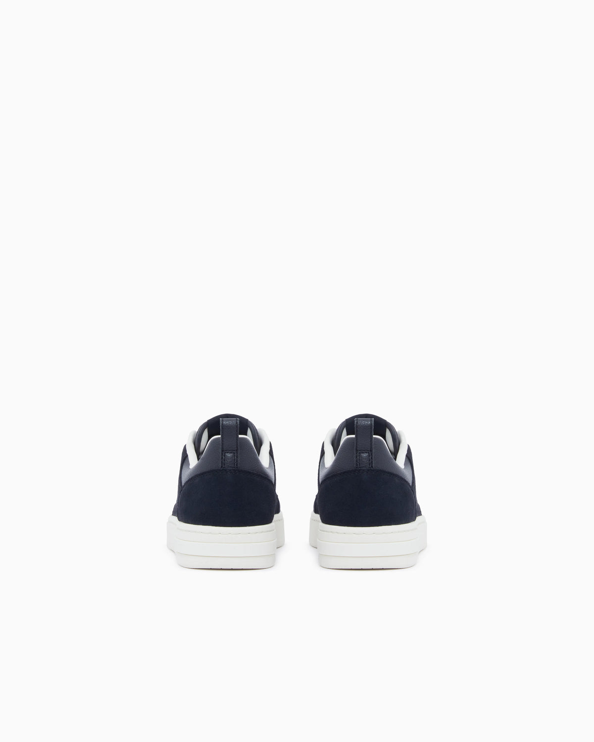 Sneakers in suede with all-over logo and rubber sole