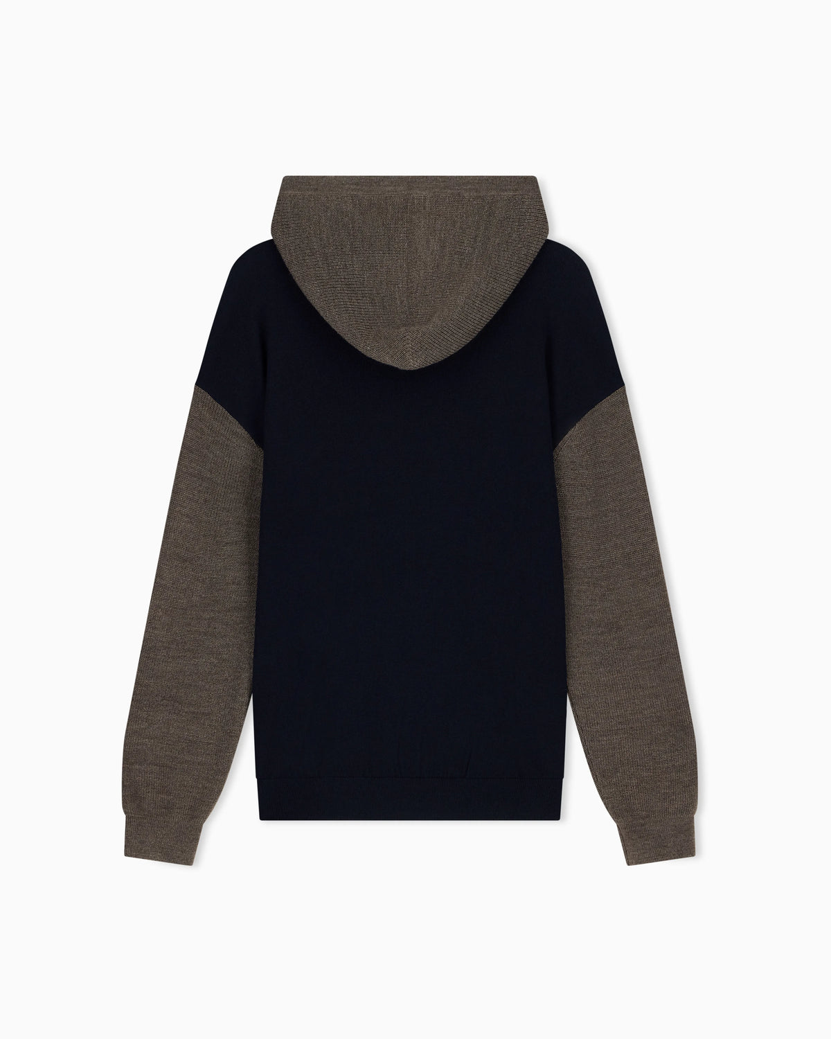 regular fit pullover in virgin wool and acrylic blend