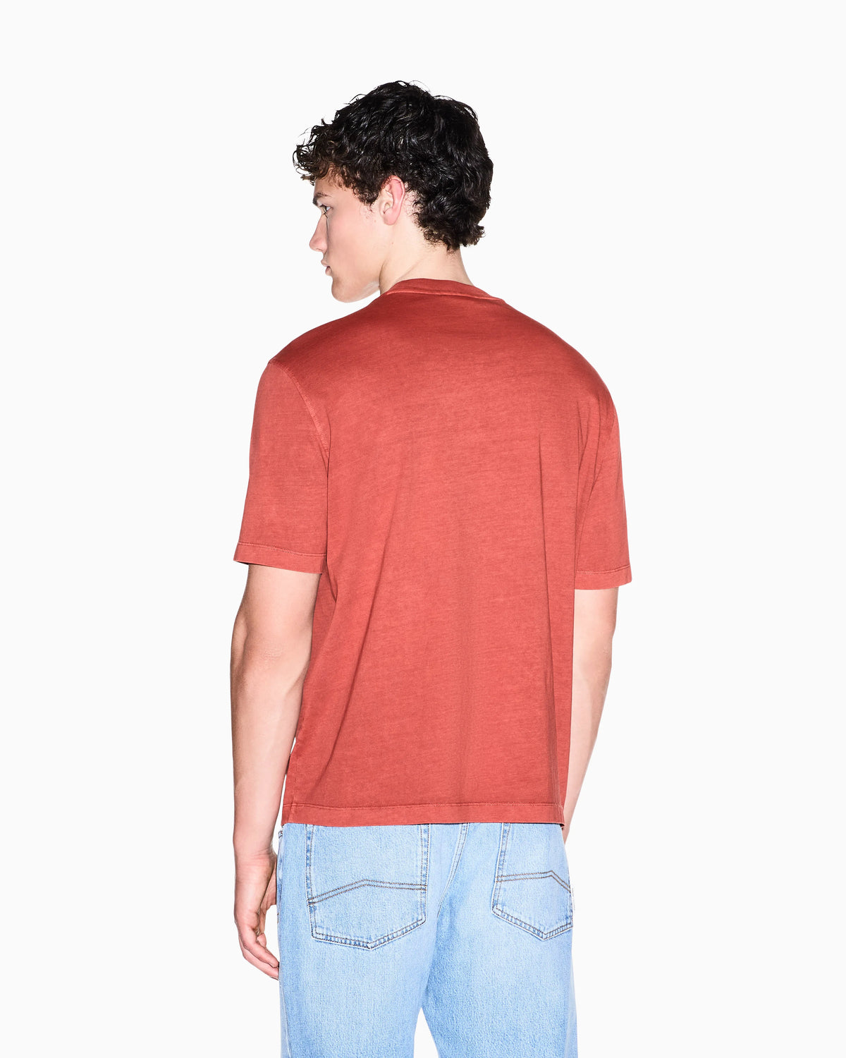 regular t-shirt garment-dyed cotton jersey