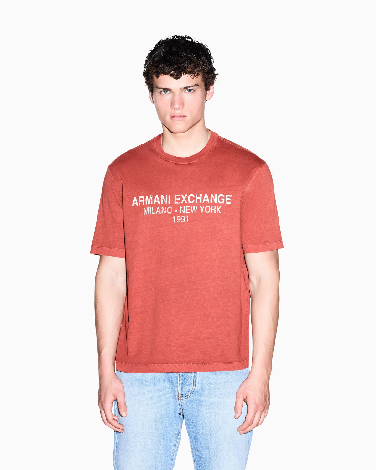 regular t-shirt garment-dyed cotton jersey