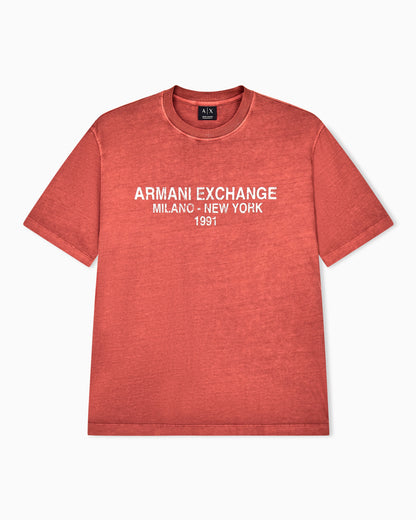 regular t-shirt garment-dyed cotton jersey