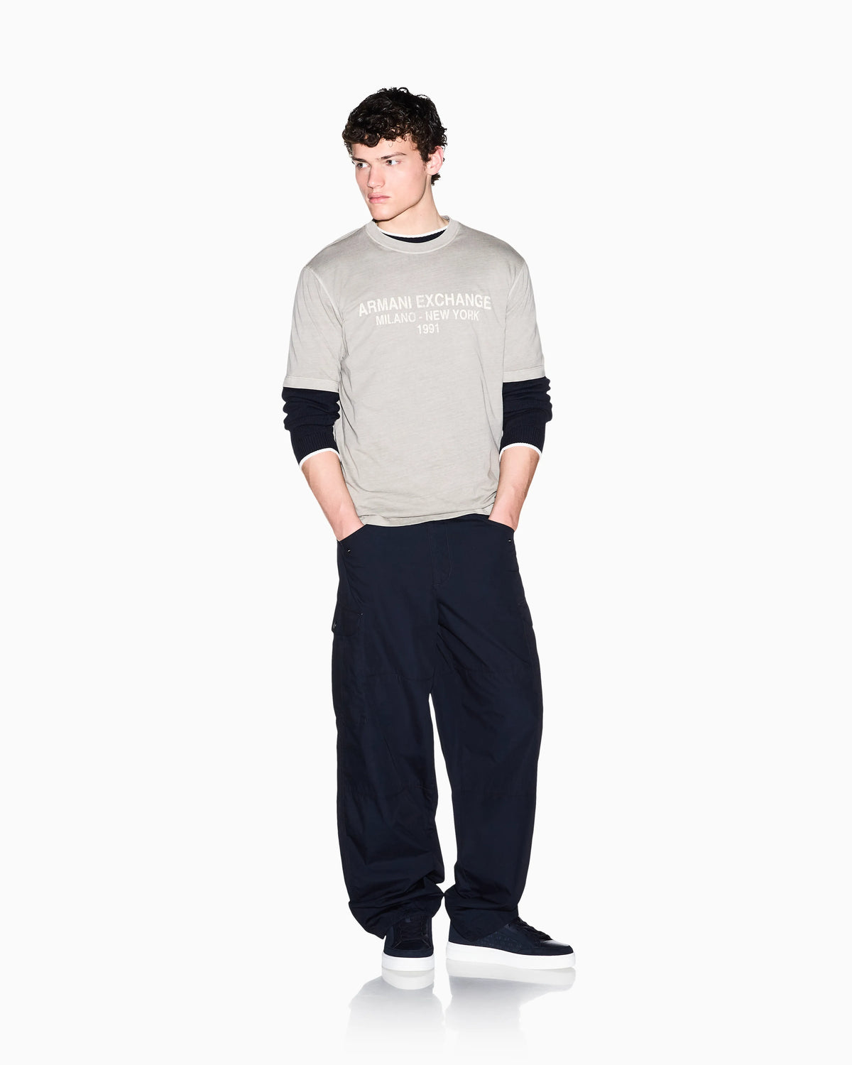 regular t-shirt garment-dyed cotton jersey
