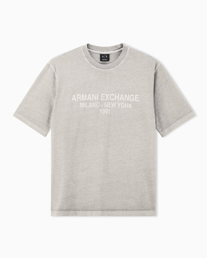 regular t-shirt garment-dyed cotton jersey