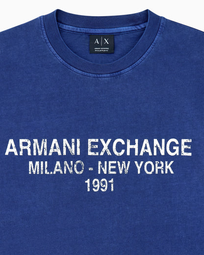 regular t-shirt garment-dyed cotton jersey