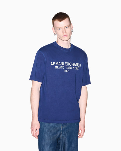 regular t-shirt garment-dyed cotton jersey