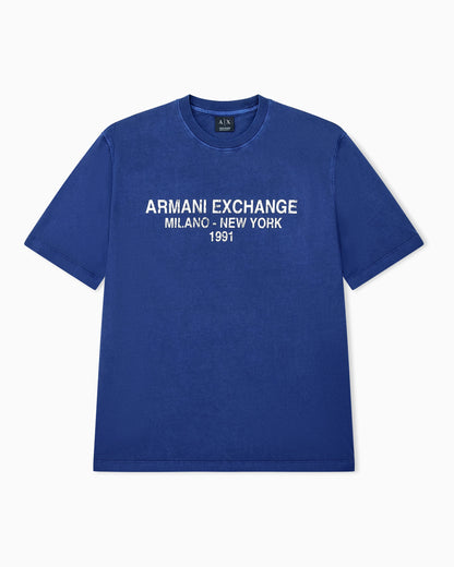 regular t-shirt garment-dyed cotton jersey