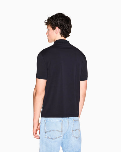 slim fit polo shirt stretch cotton jersey